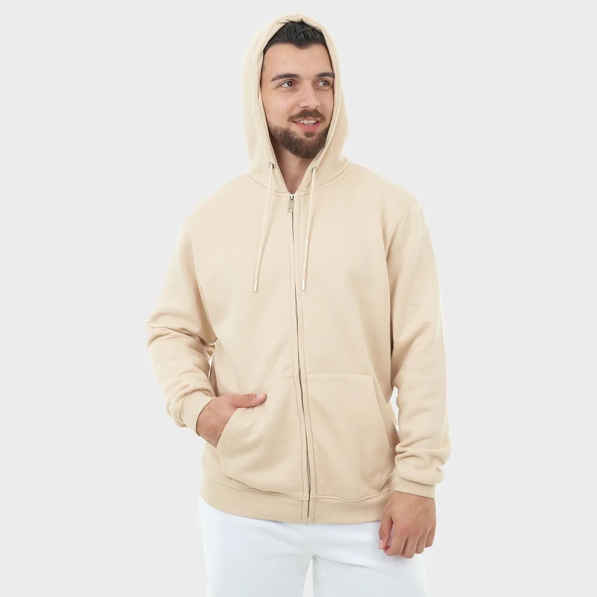 Mens Stone Zip Hoodie