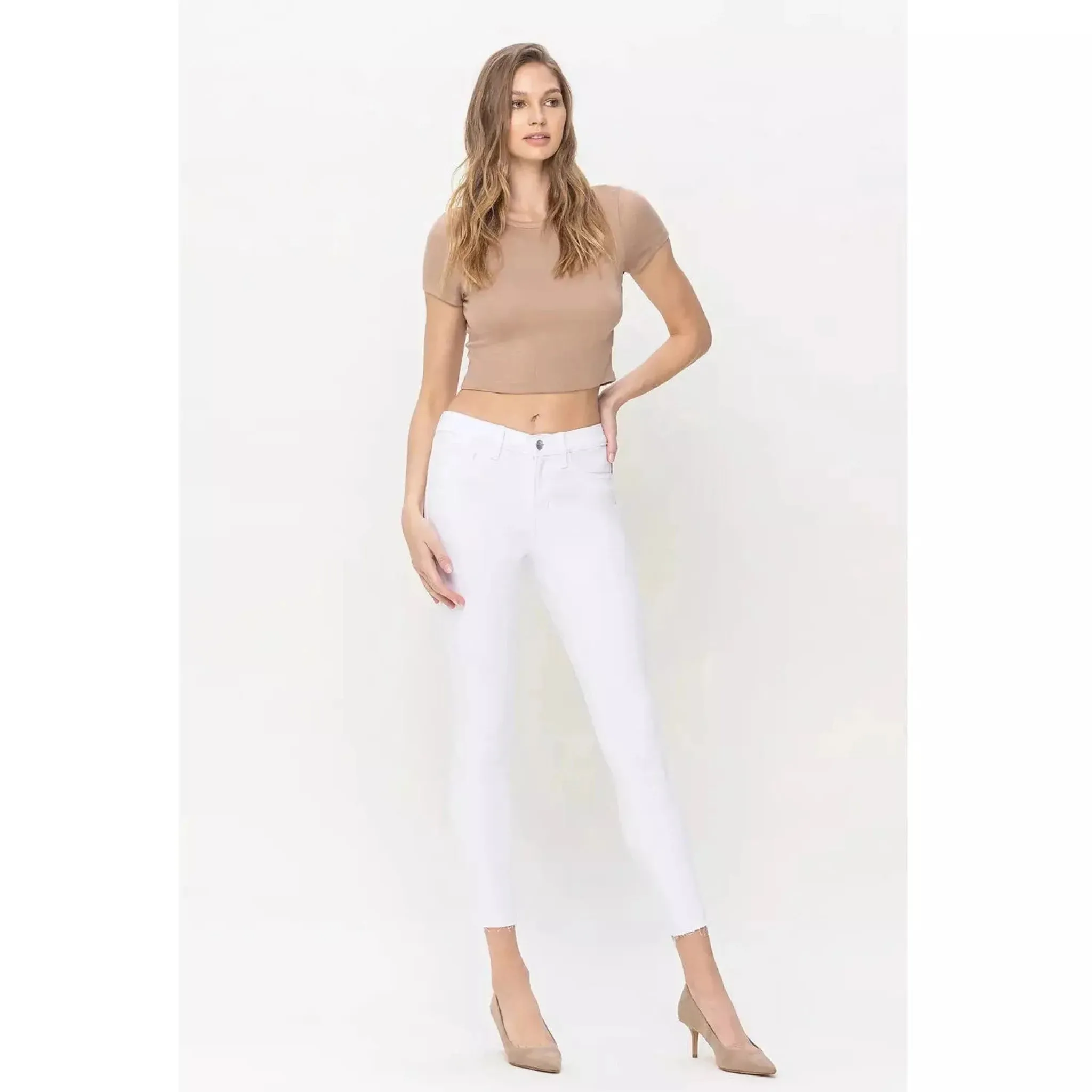 Mid rise crop skinny- F5141