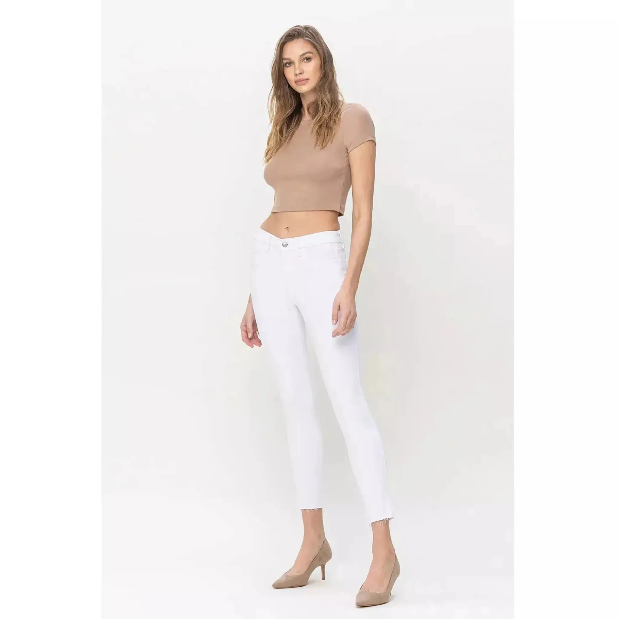 Mid rise crop skinny- F5141