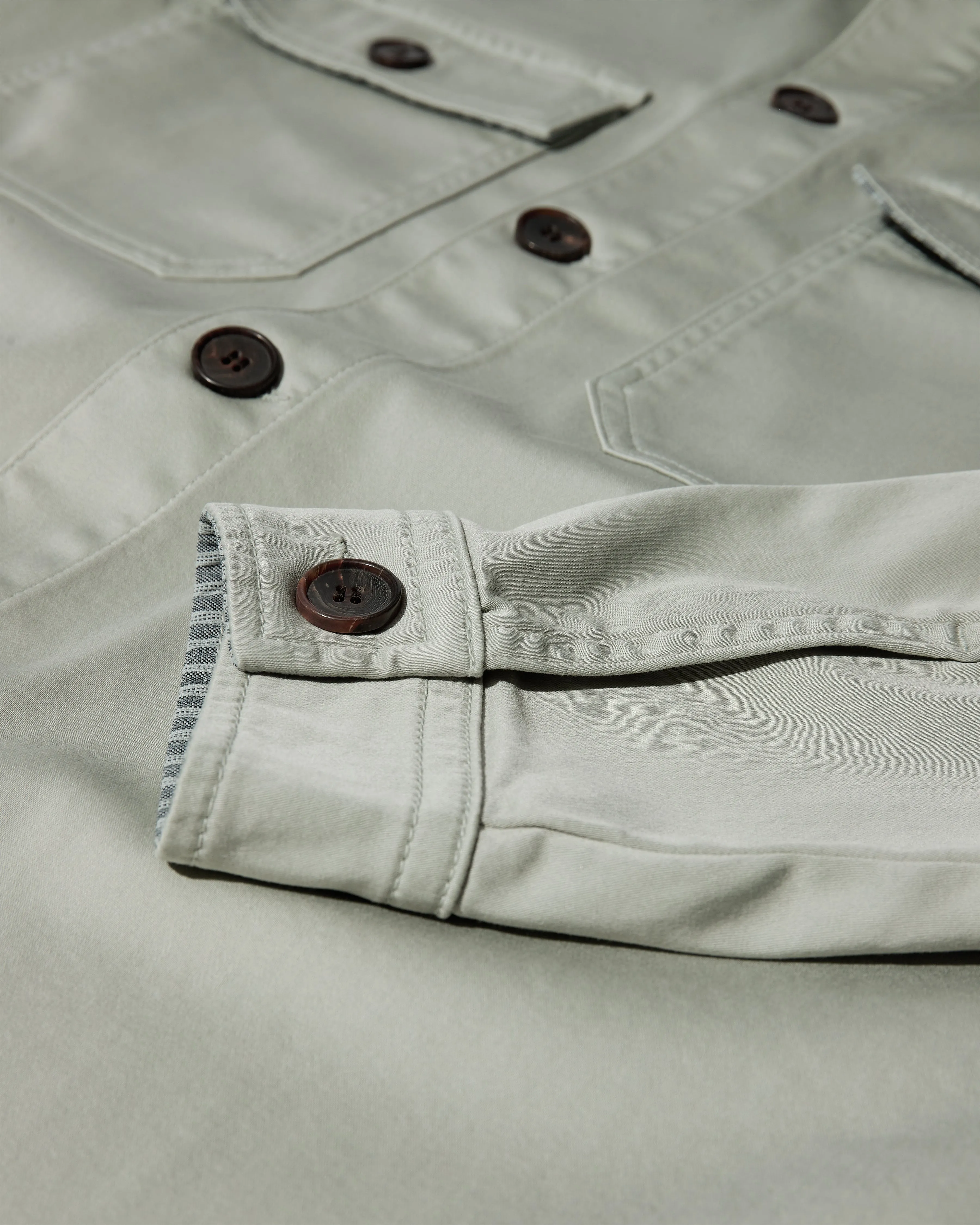 Mos Mosh Menthol Green Overshirt
