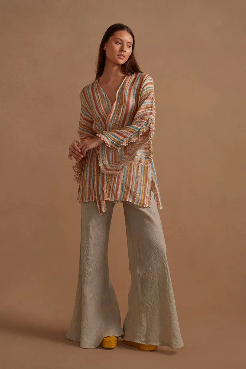 NOVO FLARE PANT-BRASILE NATURAL