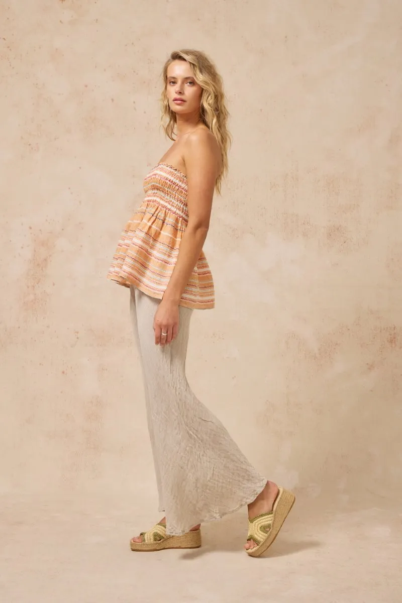 NOVO FLARE PANT-BRASILE NATURAL