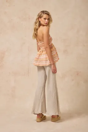 NOVO FLARE PANT-BRASILE NATURAL