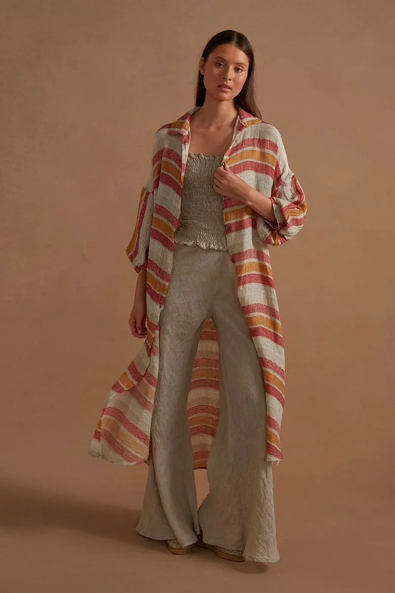NOVO FLARE PANT-BRASILE NATURAL