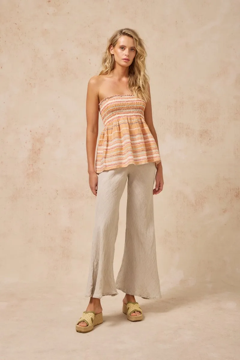 NOVO FLARE PANT-BRASILE NATURAL