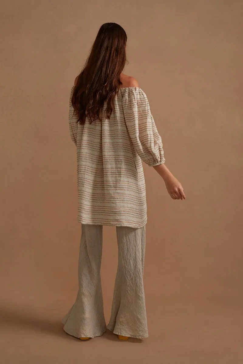 NOVO FLARE PANT-BRASILE NATURAL