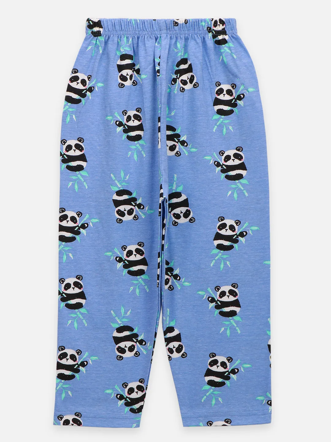Panda Print Collar Overall NightSuit