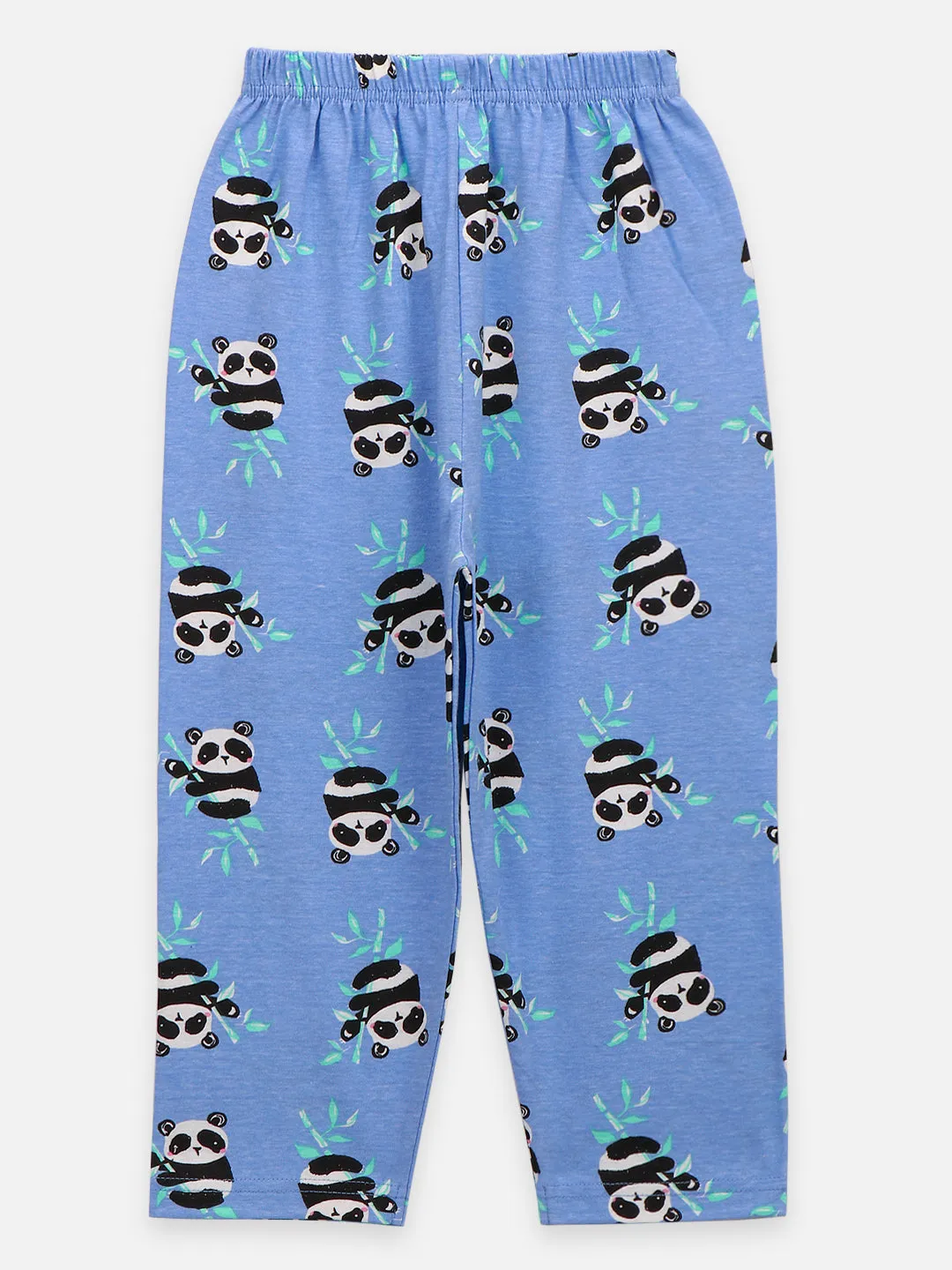 Panda Print Collar Overall NightSuit