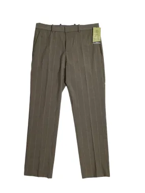Perry Ellis Portfolio Men's Modern Fit Suit Dress Pants Dark Beige 34 x 32