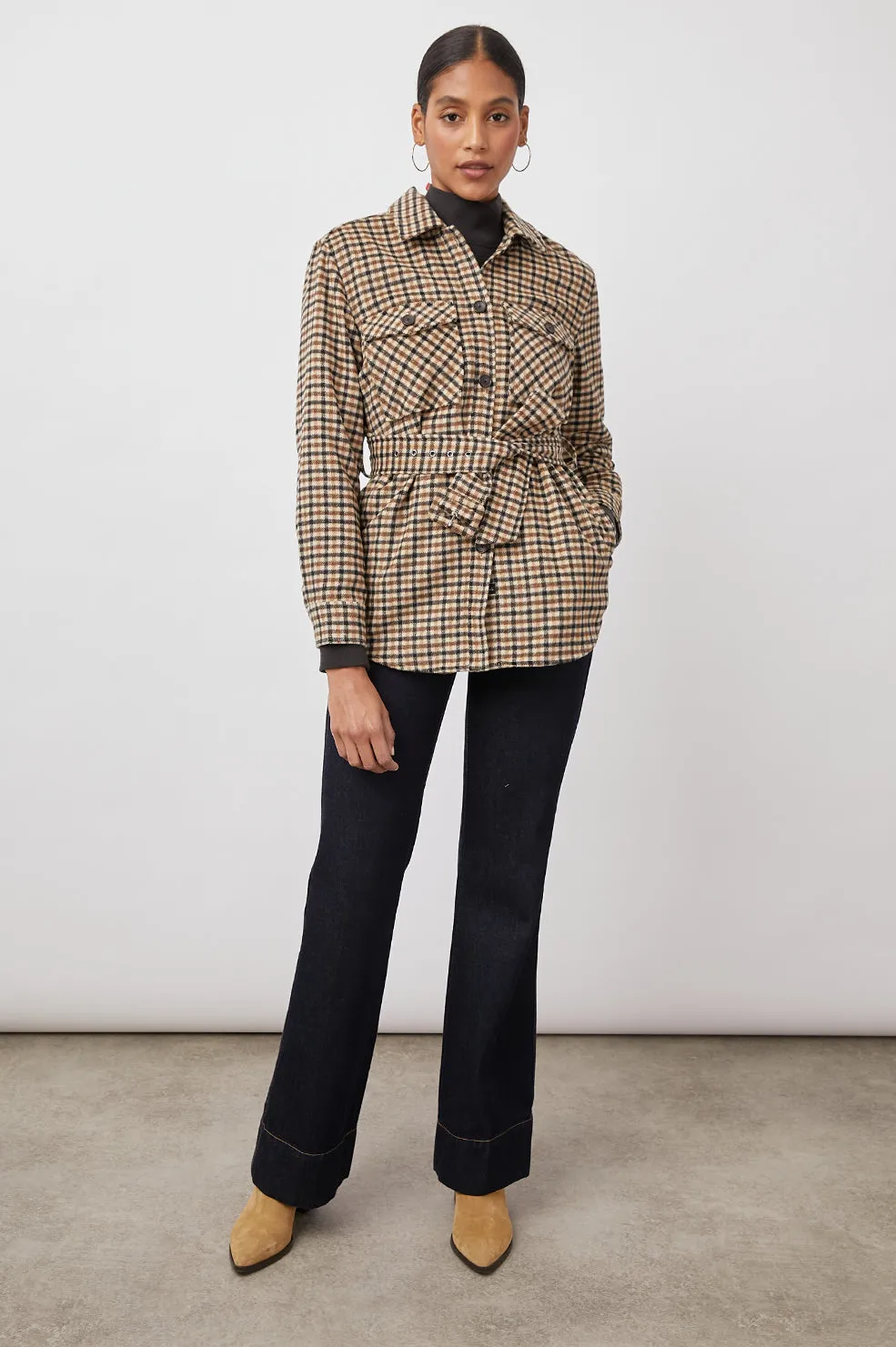 Rhodes Ochre Sand Mocha Jacket