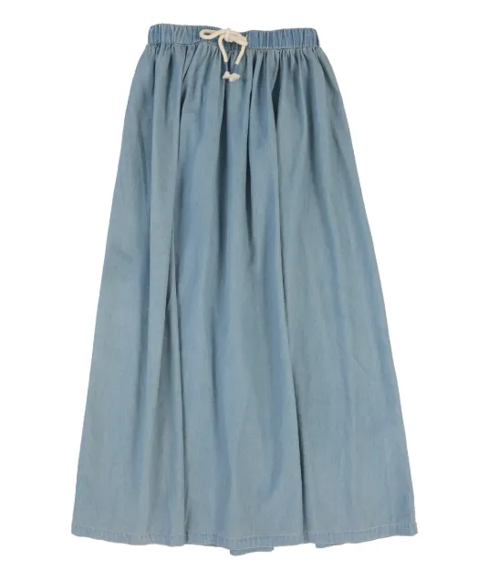 skirt circle maxi - dark tencel