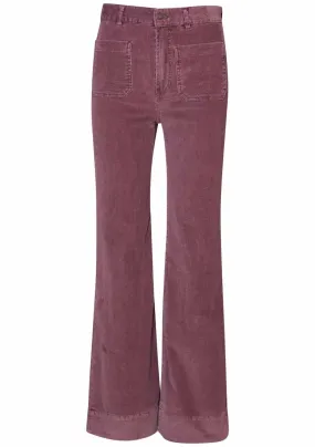 SW006 St Monica Corduroy Pants Burgundy