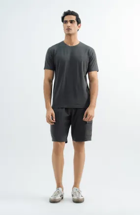 Tee Shorts - Charcoal