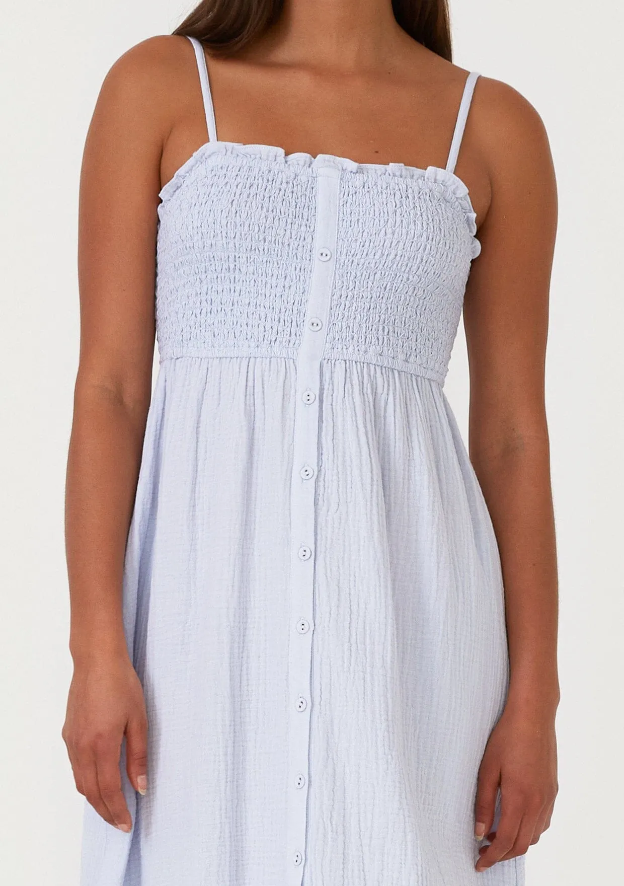 Thea Smocked Maxi Dress