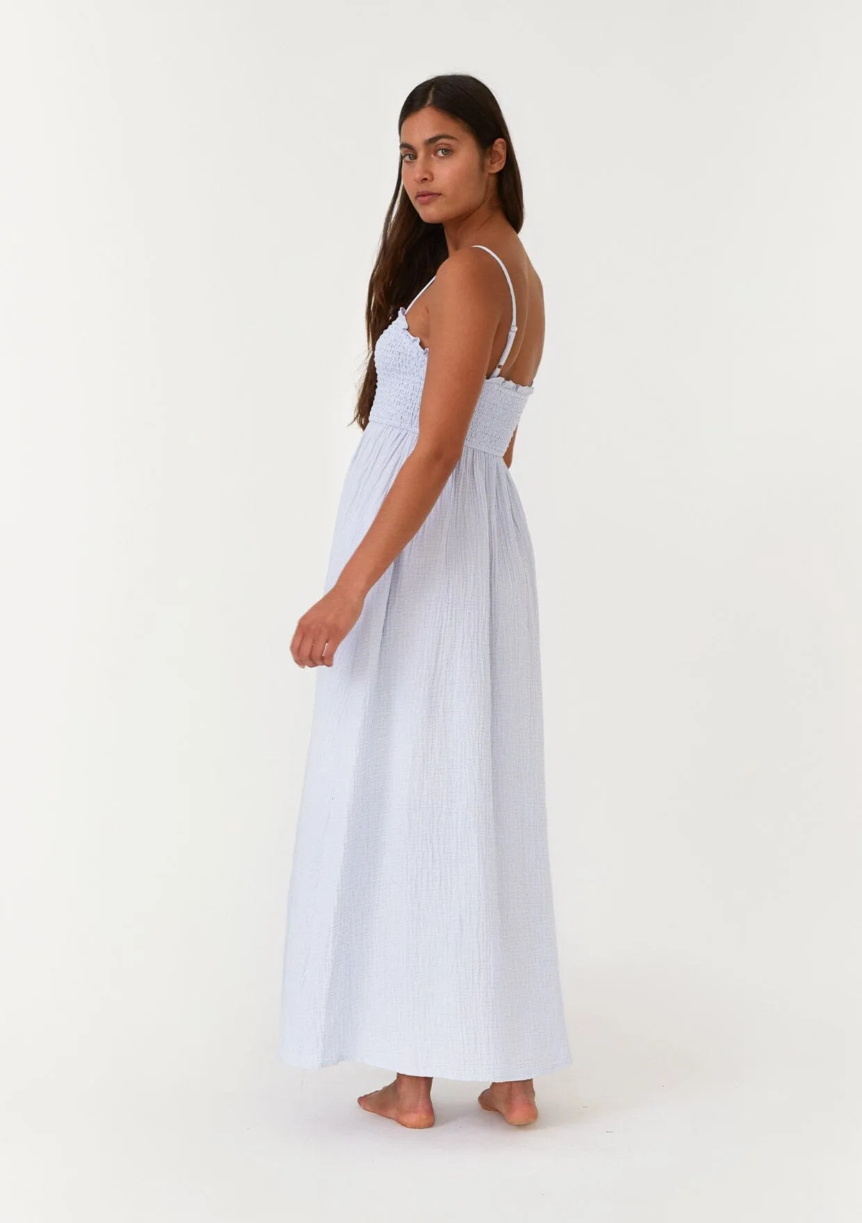 Thea Smocked Maxi Dress