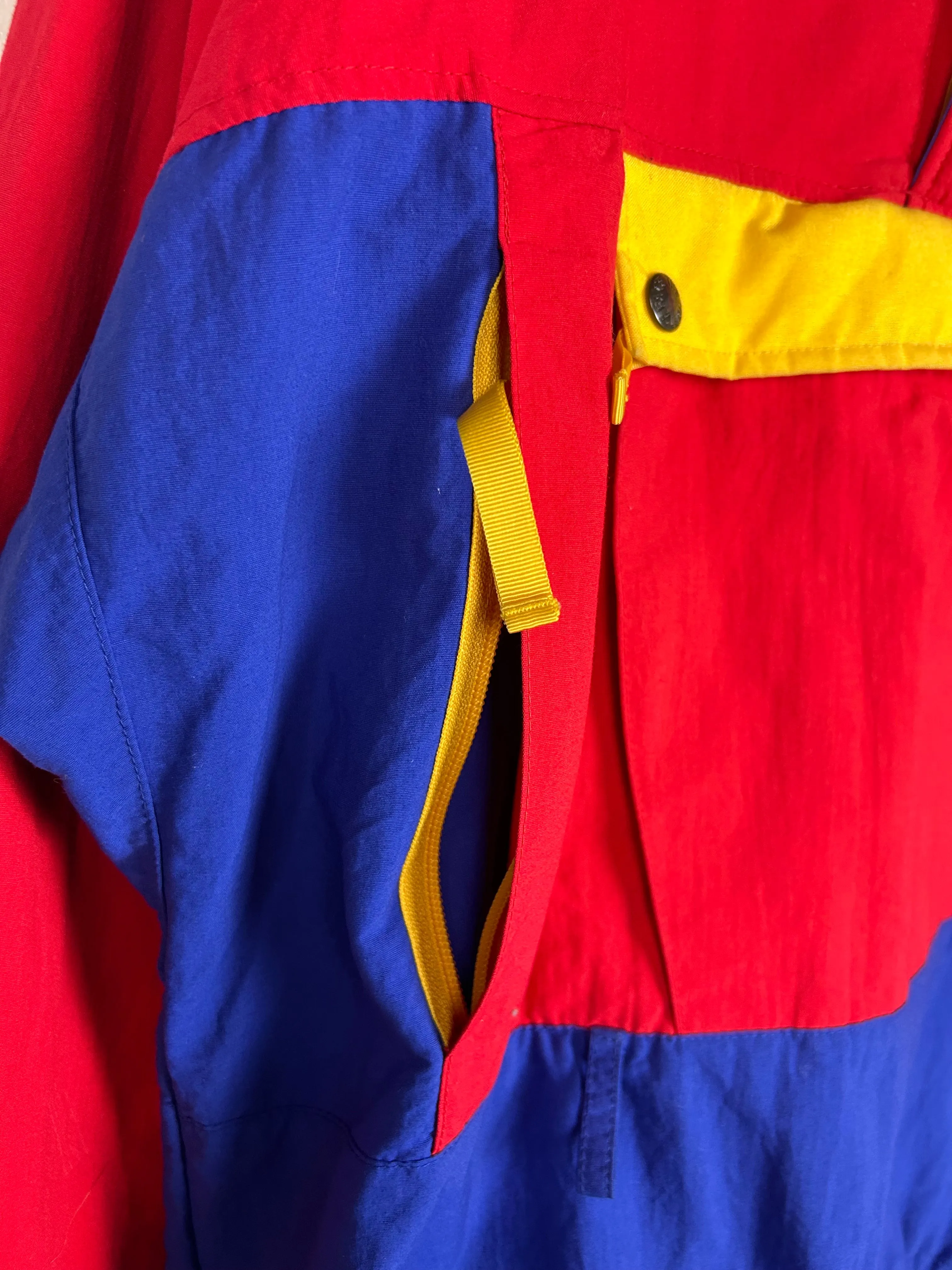Vintage 90's The North Face Gore Tex Vertical Colour Block Jacket