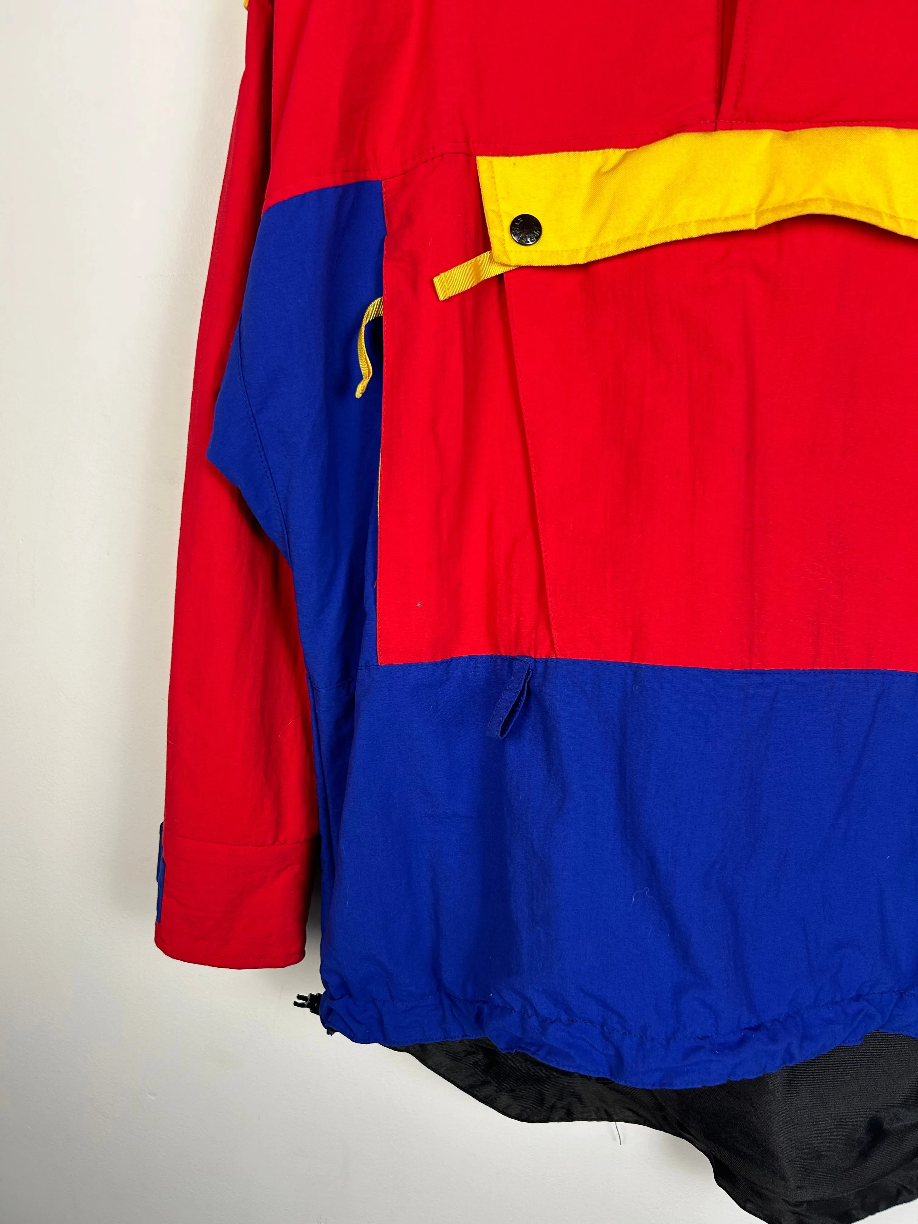Vintage 90's The North Face Gore Tex Vertical Colour Block Jacket