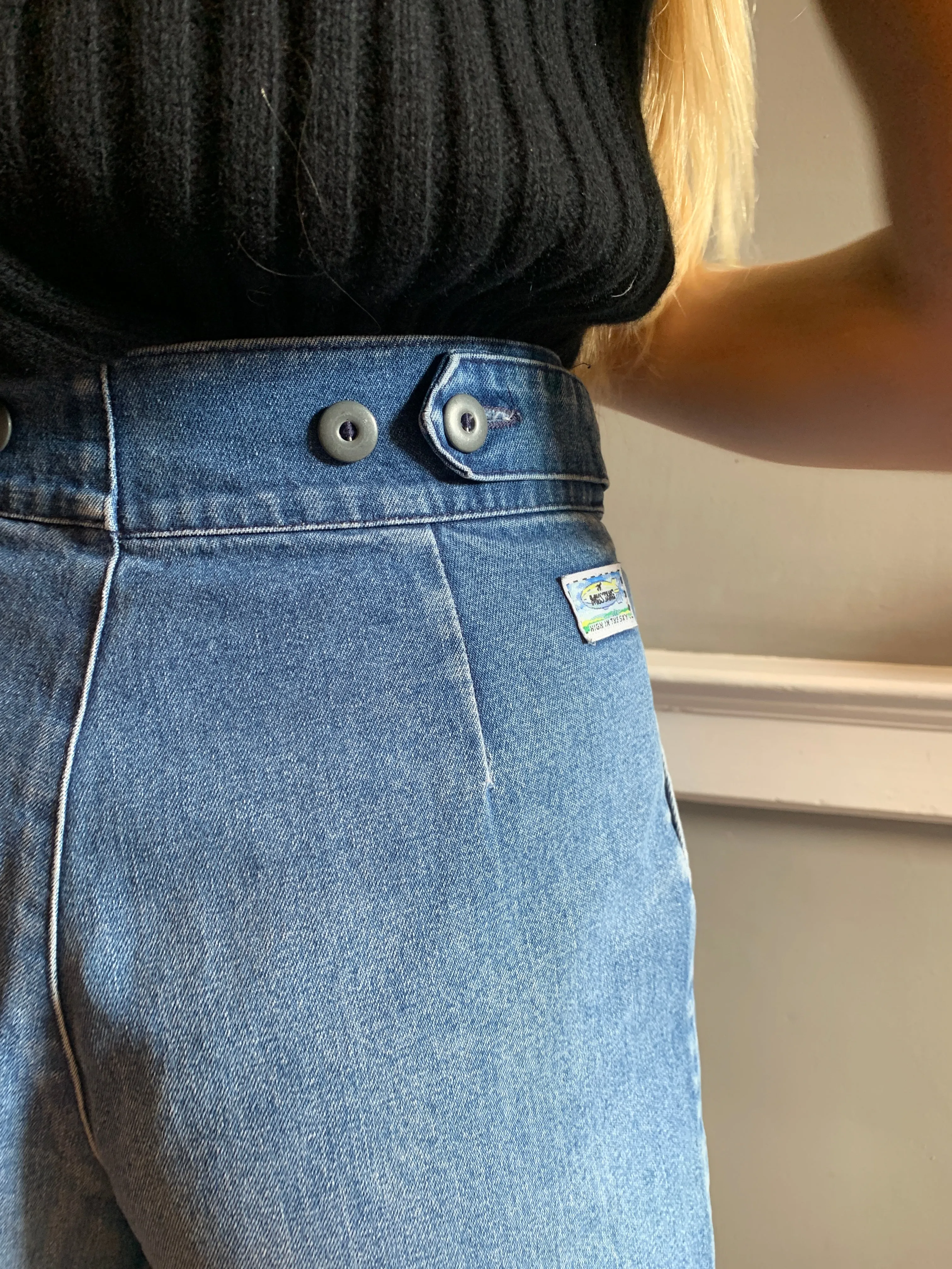 Vintage Mustang seamed jeans W26