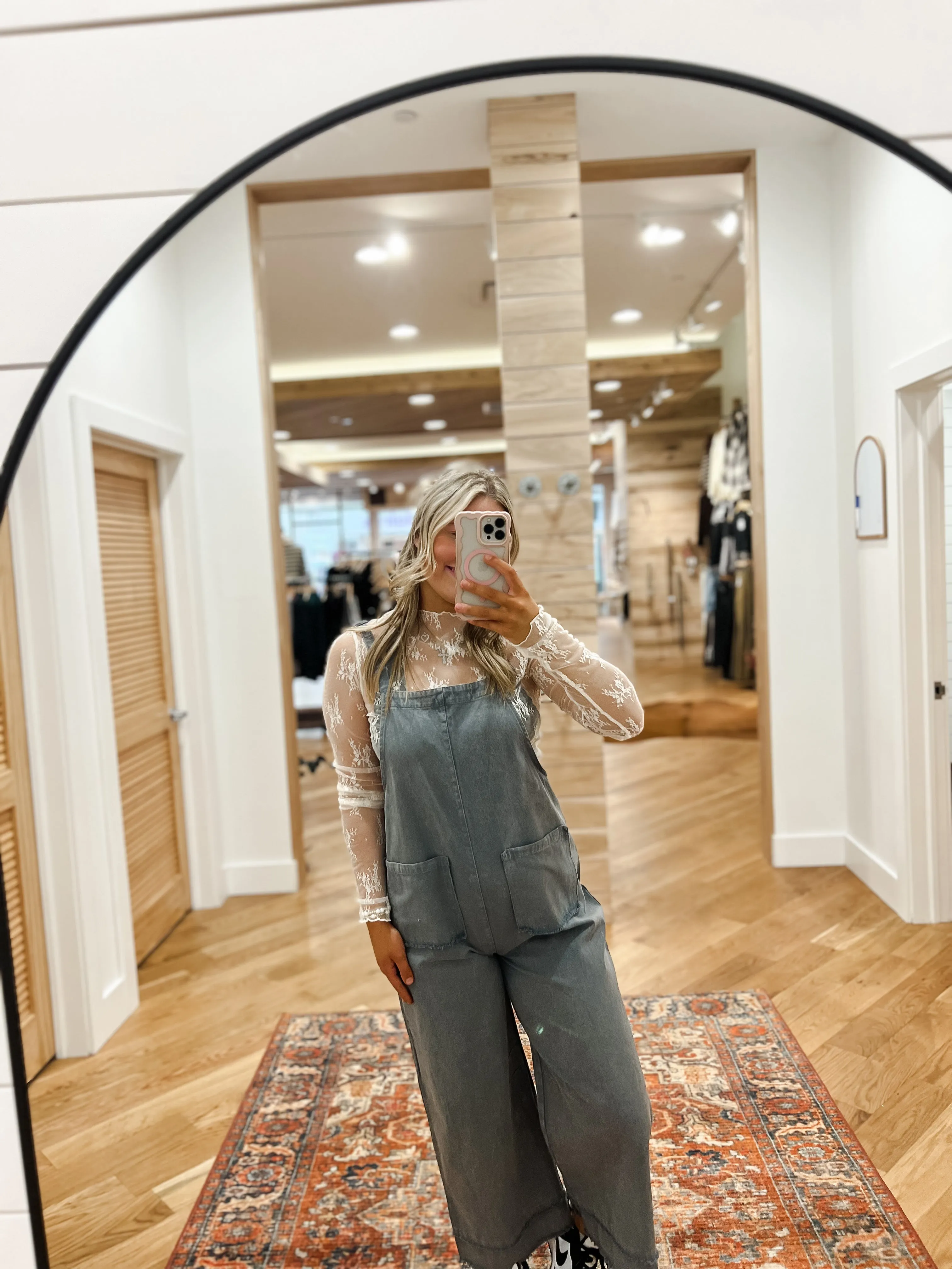 Washed Overall Jumpsuit