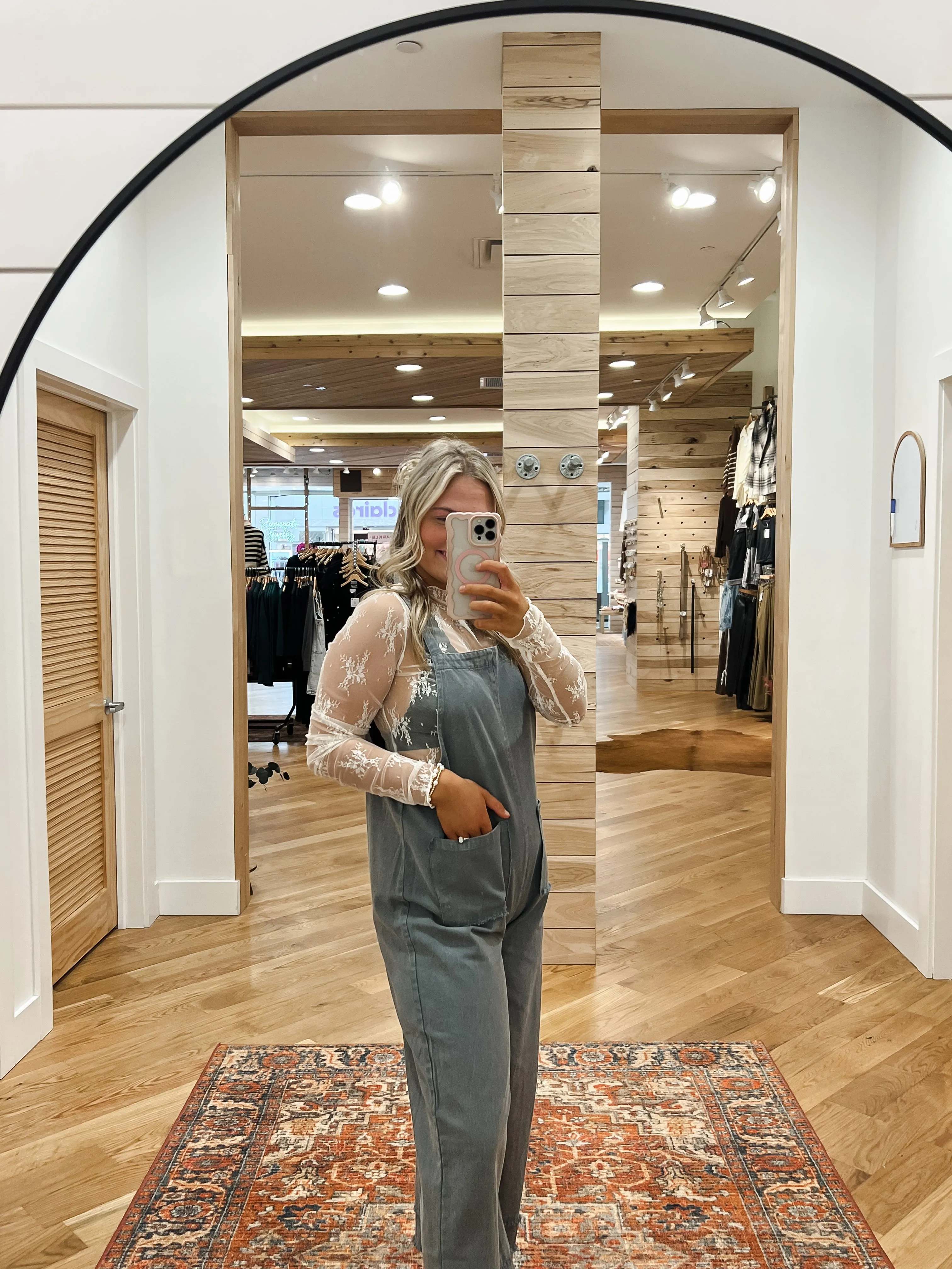 Washed Overall Jumpsuit