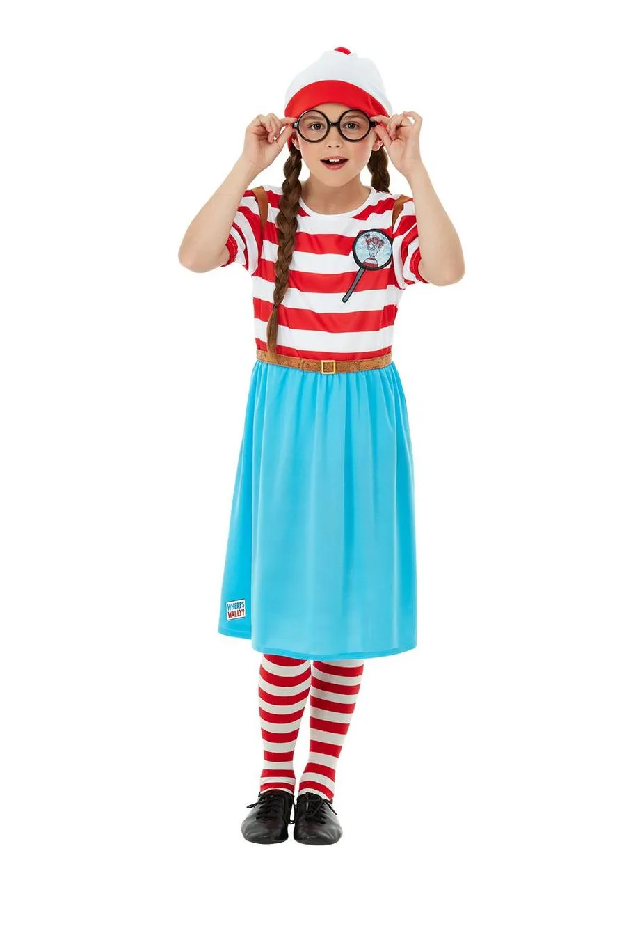 Where's Wally Wenda Child Deluxe Costume