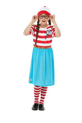 Where's Wally Wenda Child Deluxe Costume