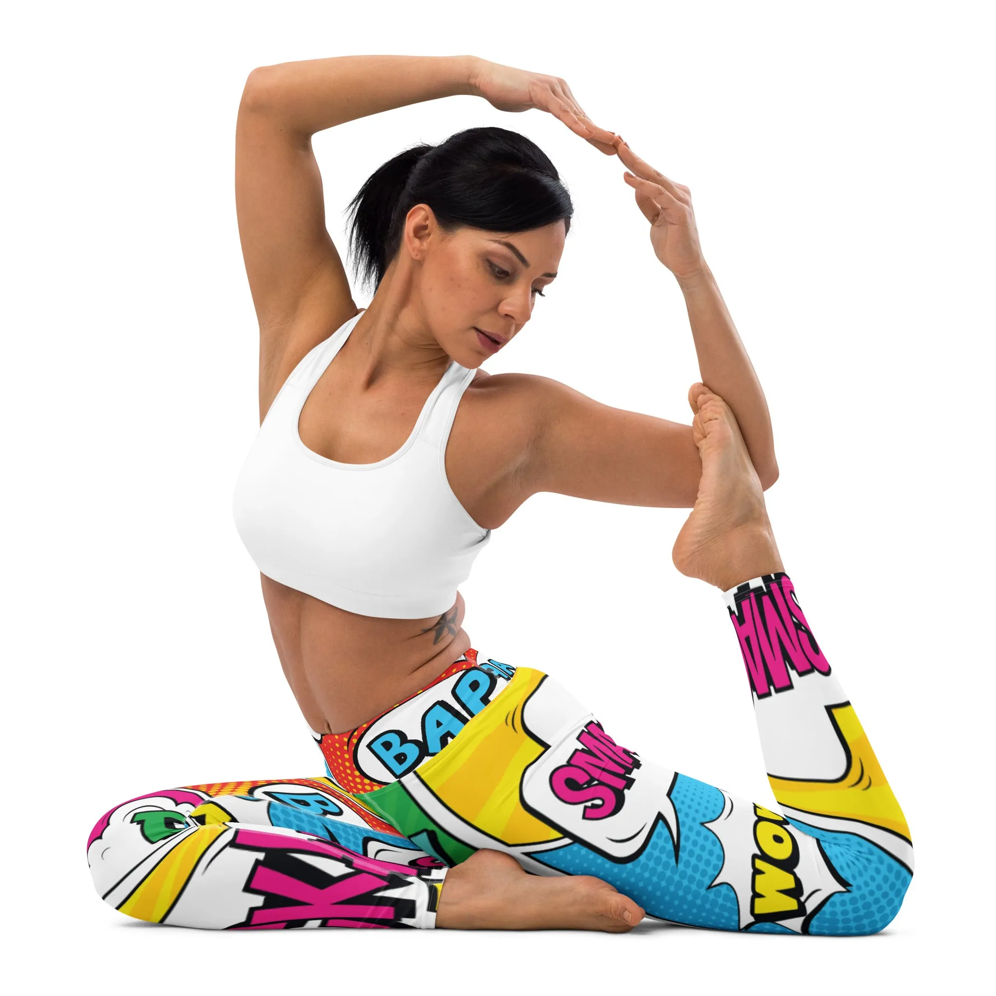 Wow Bap Smack Cartoon fitness Leggings