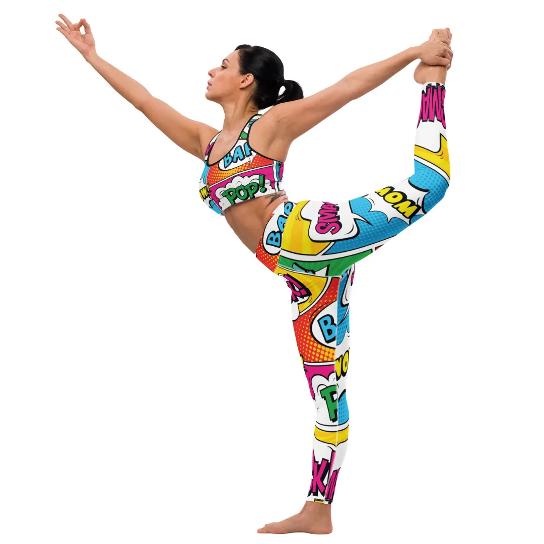 Wow Bap Smack Cartoon fitness Leggings