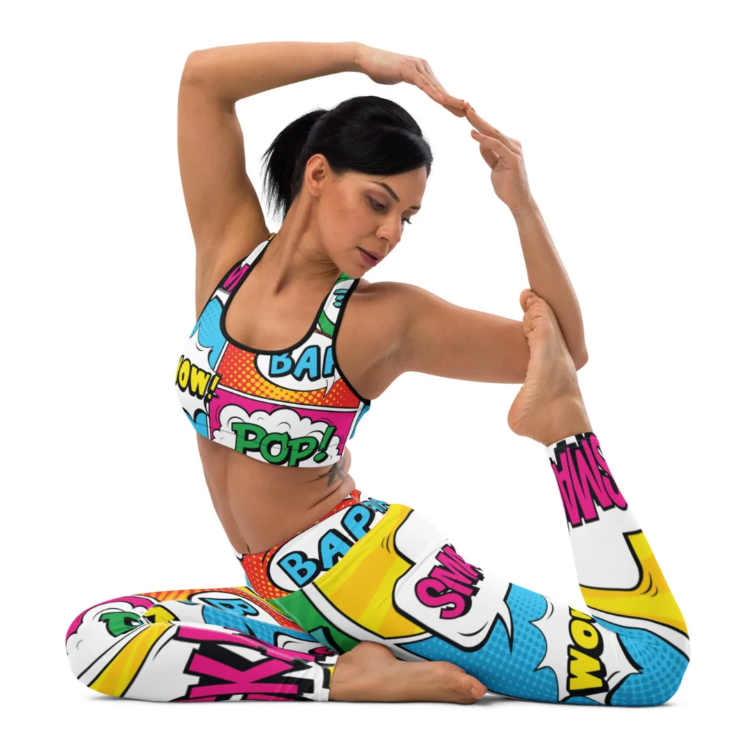 Wow Bap Smack Cartoon fitness Leggings